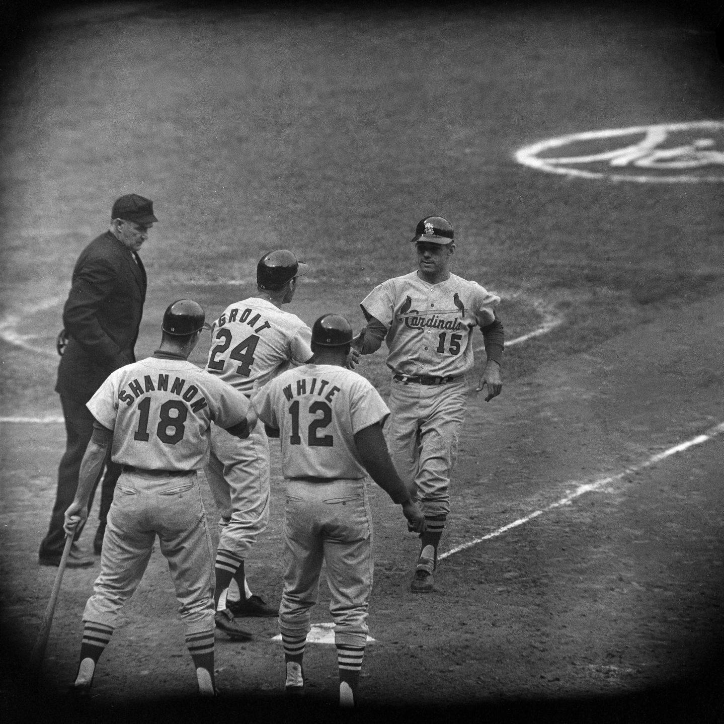 Tim McCarver, Dick Groat, Bill White, Mike Shannon